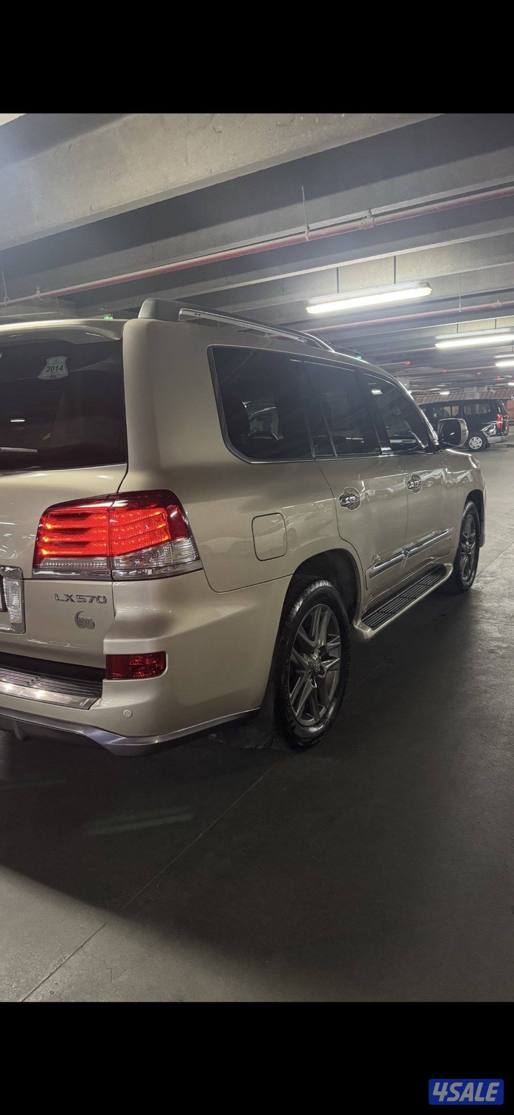 جيب لكزس Lx 570 موديل 2014  ماشي 353 صبغ الوكاله بالكامل2