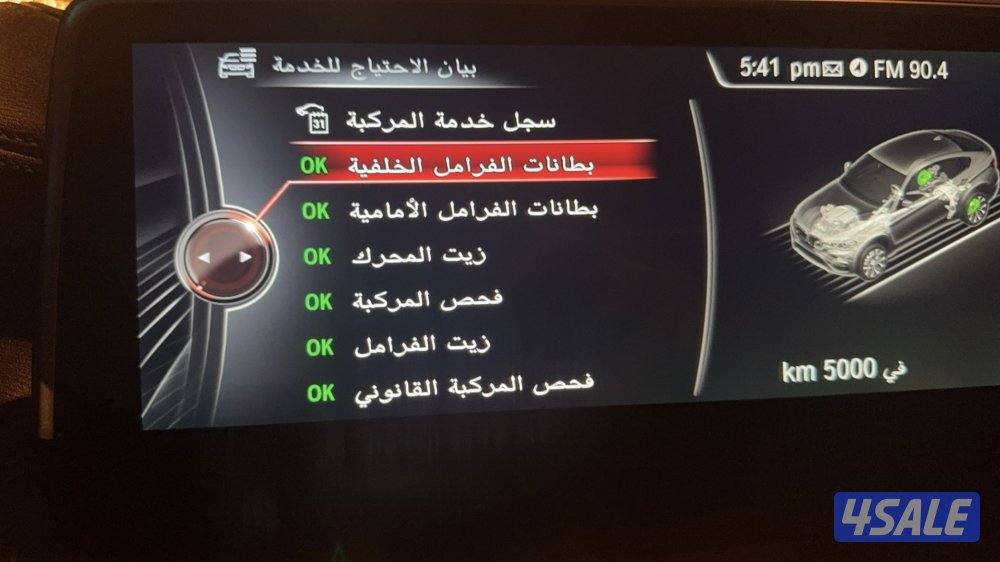 BMW X6 V8 صبغ الوكالة9