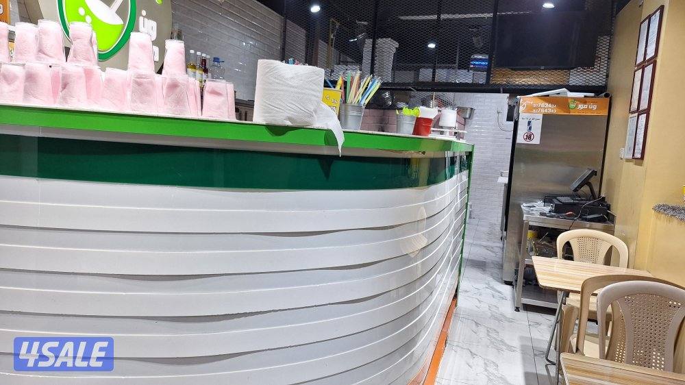 محل فطاير وعصير للبيع مجهز بالكامل المحل موقع ممتاز منطقة راقية2