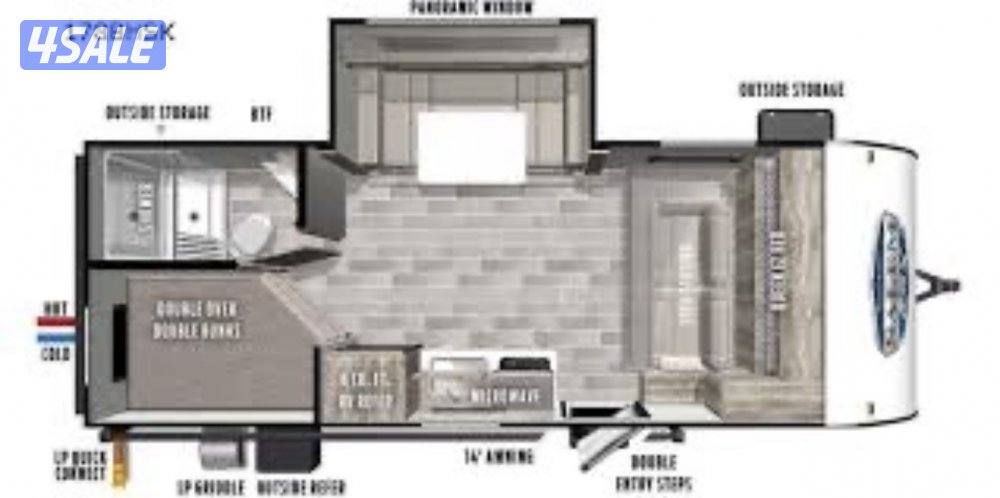 كرفان امريكي للبيع نظيف بشكل ممتاز2