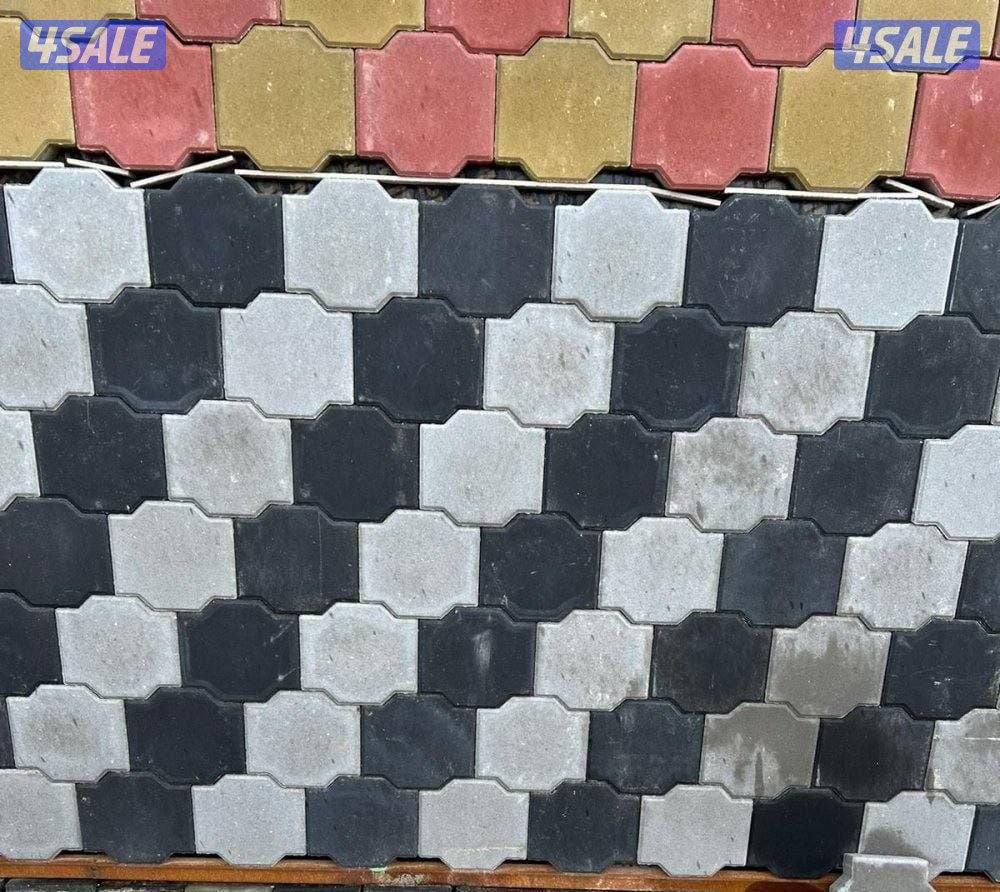 معلم بلاط متداخل وكربستون وكاشي ومصفت سيارات وصبت موزاييك ارضيات5