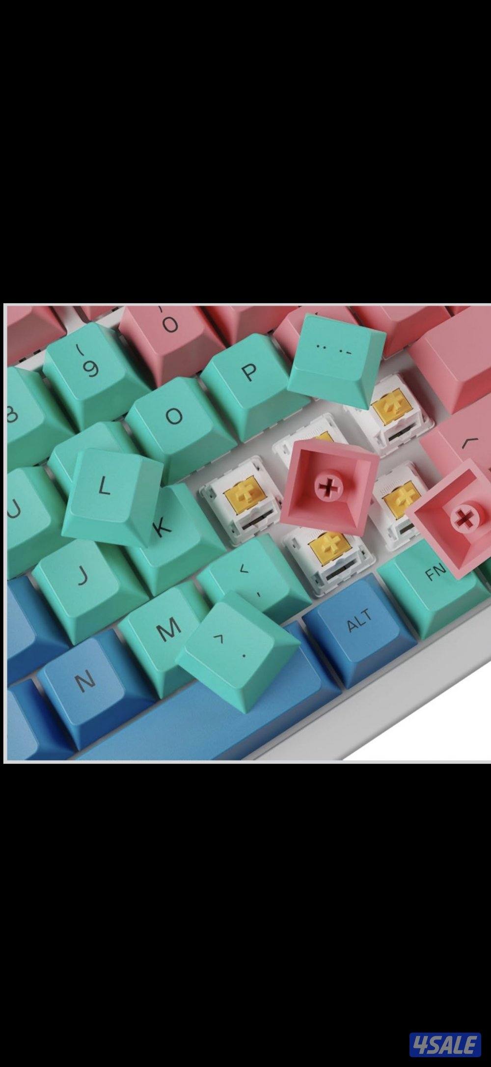 Glorious premium PBT keycaps us pastel color for keyboard5