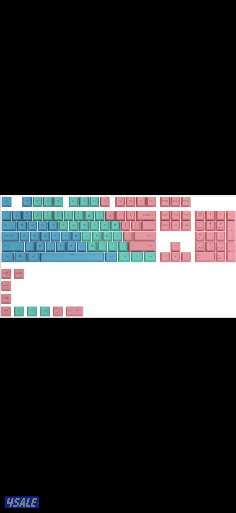 Glorious premium PBT keycaps us pastel color for keyboard6