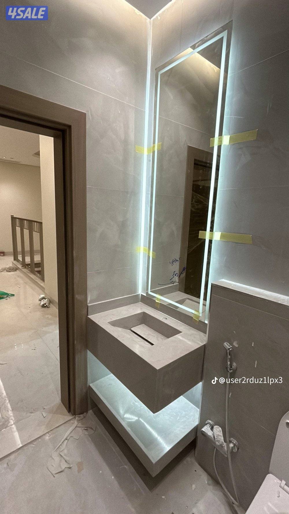 رخام طبيعي وجار مغاسل رخام صناعي أبواب درايش جميع مناطق الكويت حفظها ا3