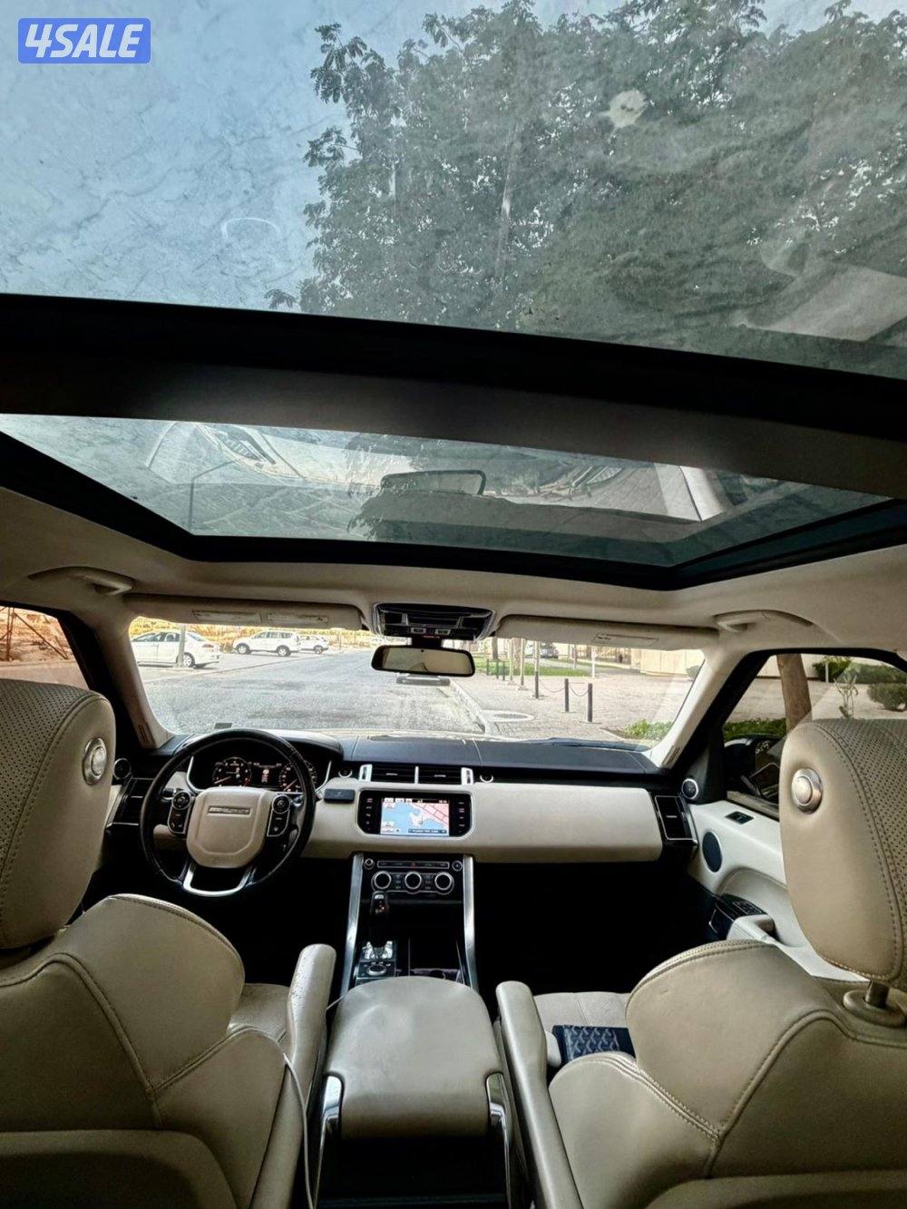 رنج روفر سبورت موديل 2015 ماشي 227 الف كم محرك v6 سبورت تشارج4