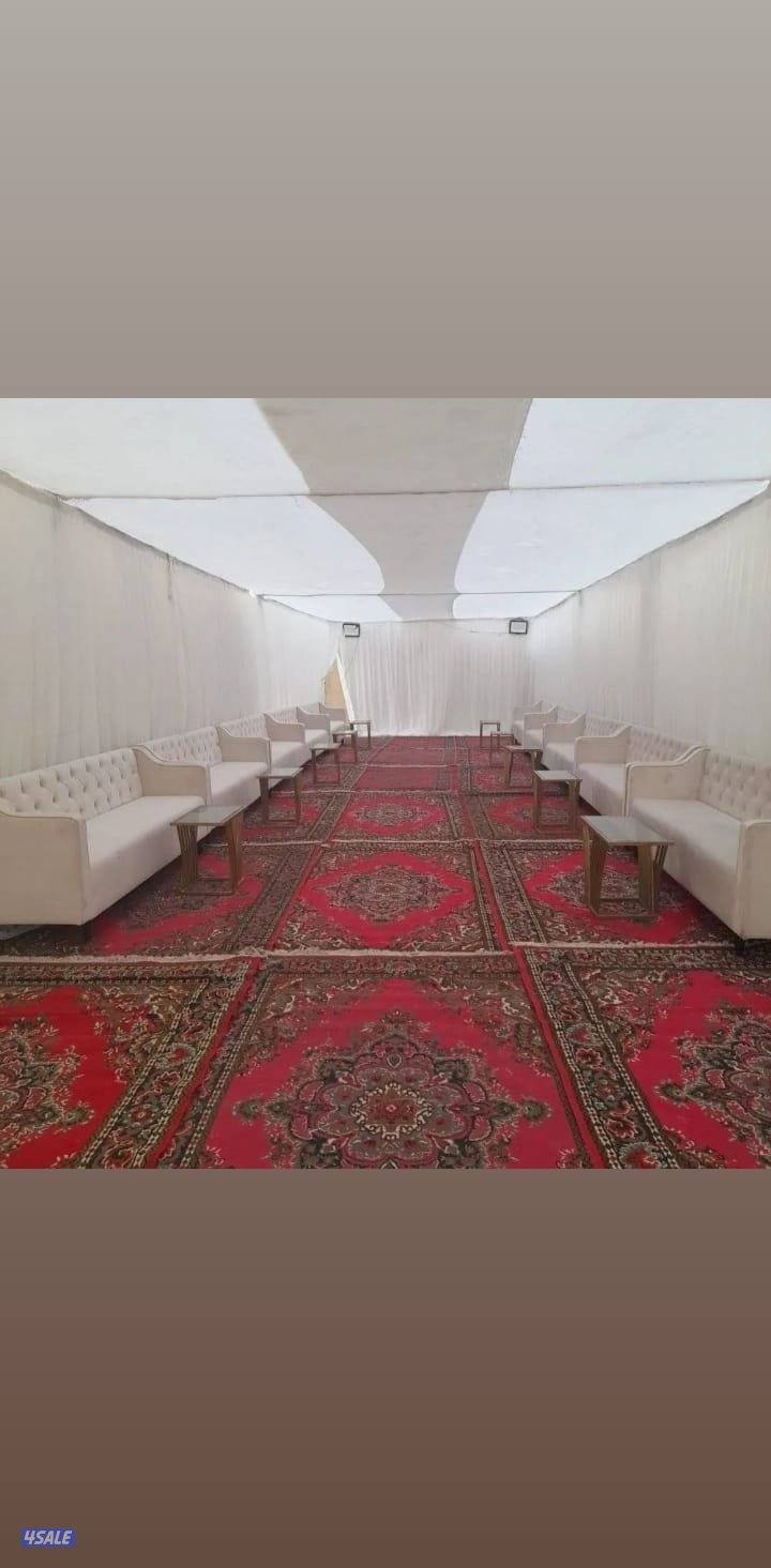 تأجير كراسي خيم كنفات وبنشات زينه منازل خدمه ضيافه رجالي0