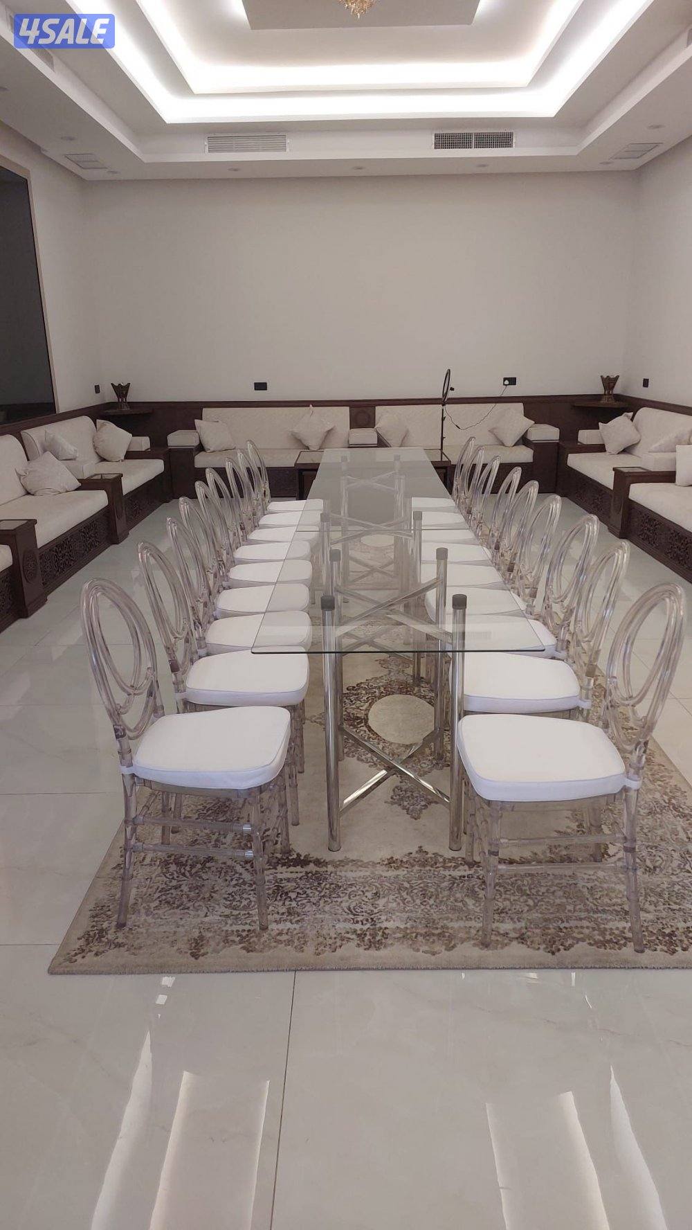 تأجير كراسي خيم كنفات وبنشات زينه منازل خدمه ضيافه رجالي9