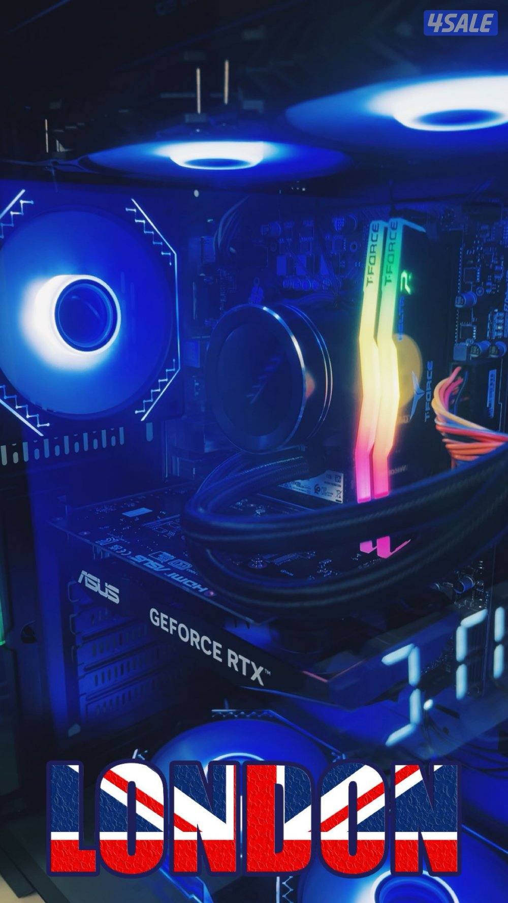 ست اب كامل من بي سي وشاشتين وستاند وماوس وكيبورد وكل شي يخص البيسي3