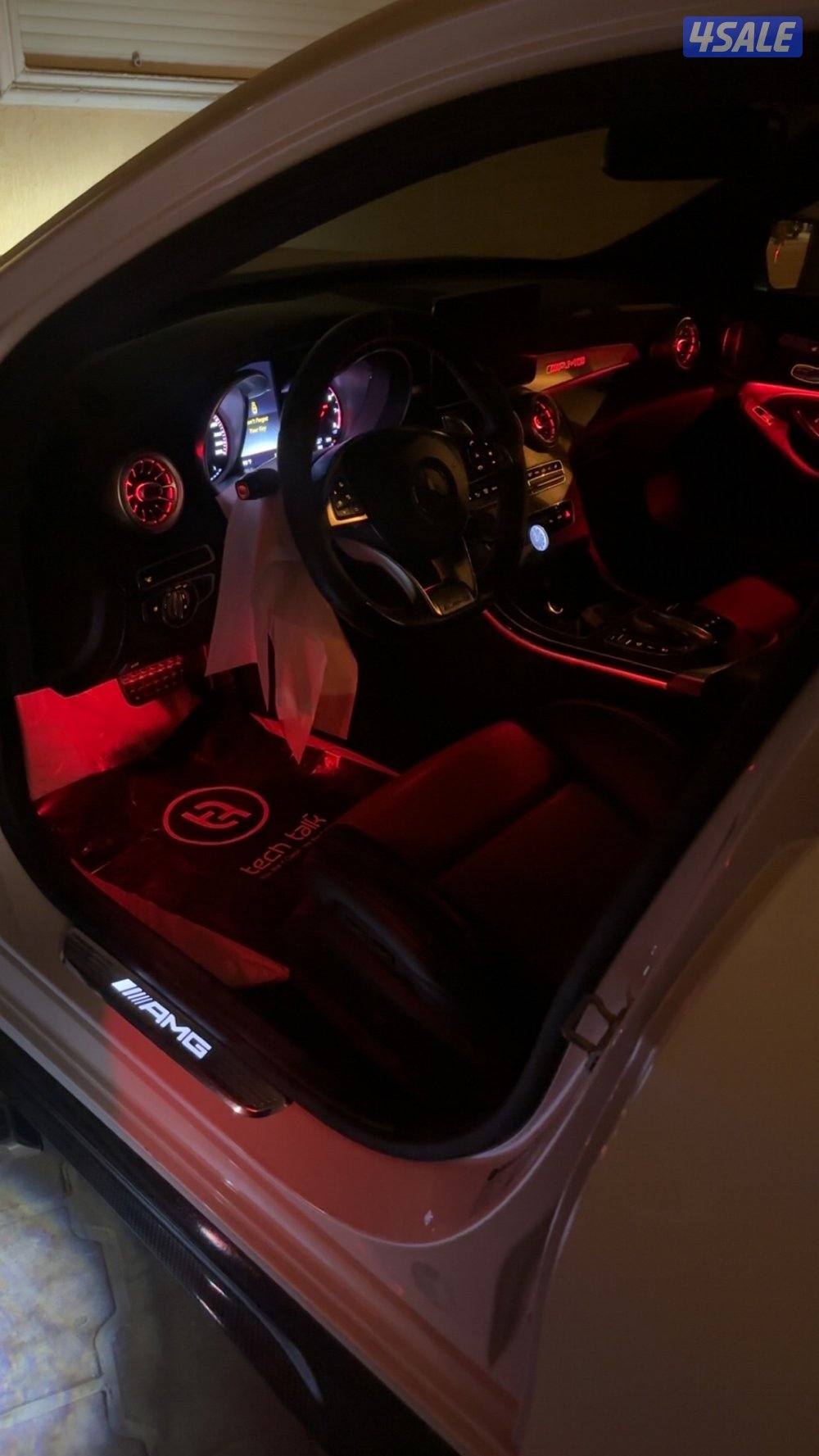 مرسيدس c63 amg وارد قطر ماشيه ١٥١٠٠٠  عليها شوته هدرز و داون بايب2