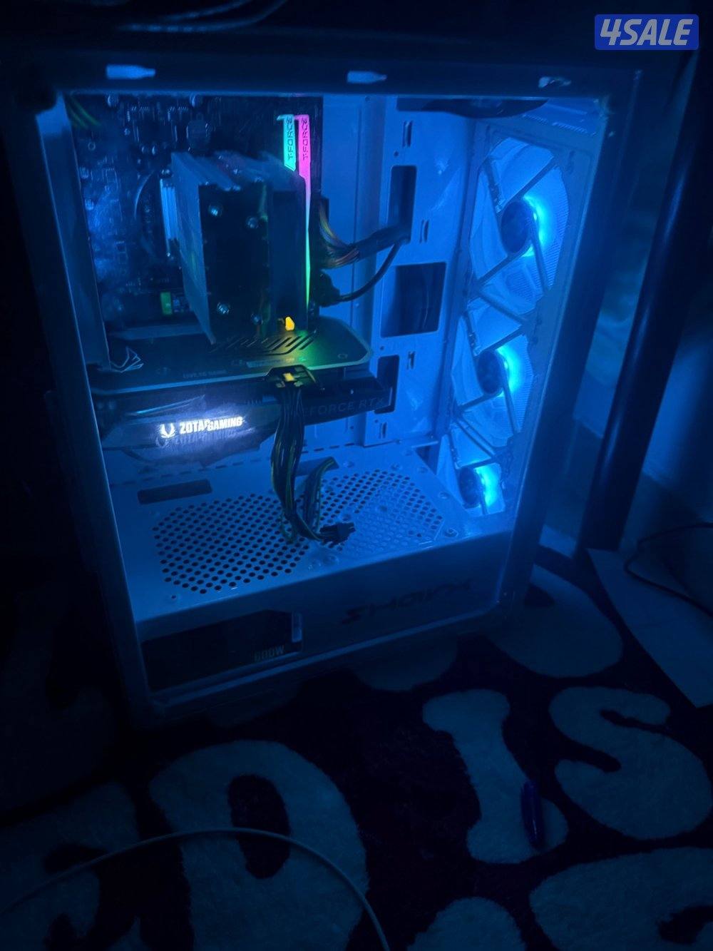 Pc للبيع rtx 4060 مع ماوس وكيبورد شبه جديد0