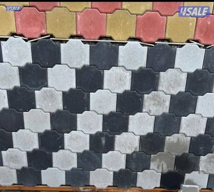 معلم موزاييك ارضيات وبلاط متداخل وكربستون ومصفت سيارات2