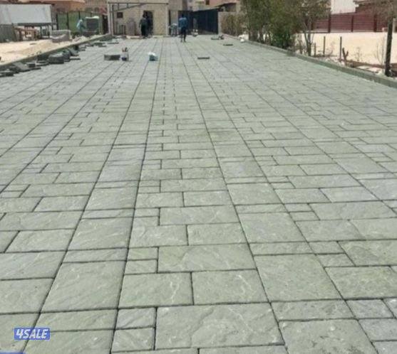 معلم موزاييك ارضيات وبلاط متداخل وكربستون ومصفت سيارات7