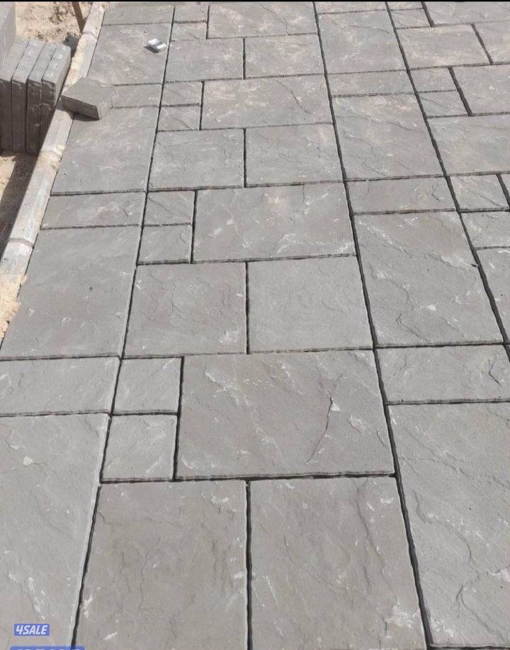 معلم موزاييك ارضيات وبلاط متداخل وكربستون ومصفت سيارات9