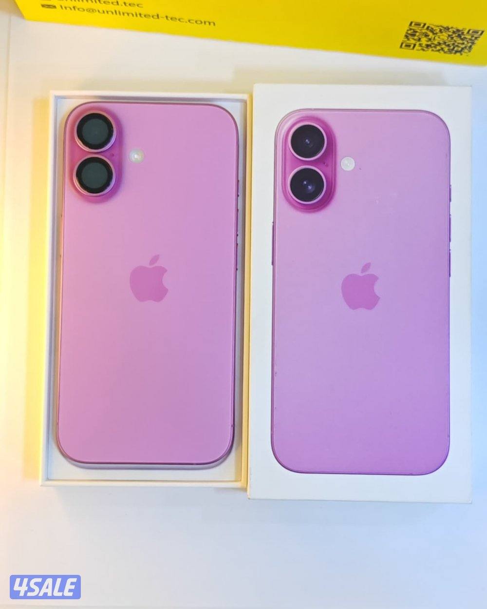 آيفون 16 – 128GB – وردي | iPhone 16 – 128GB – Pink0