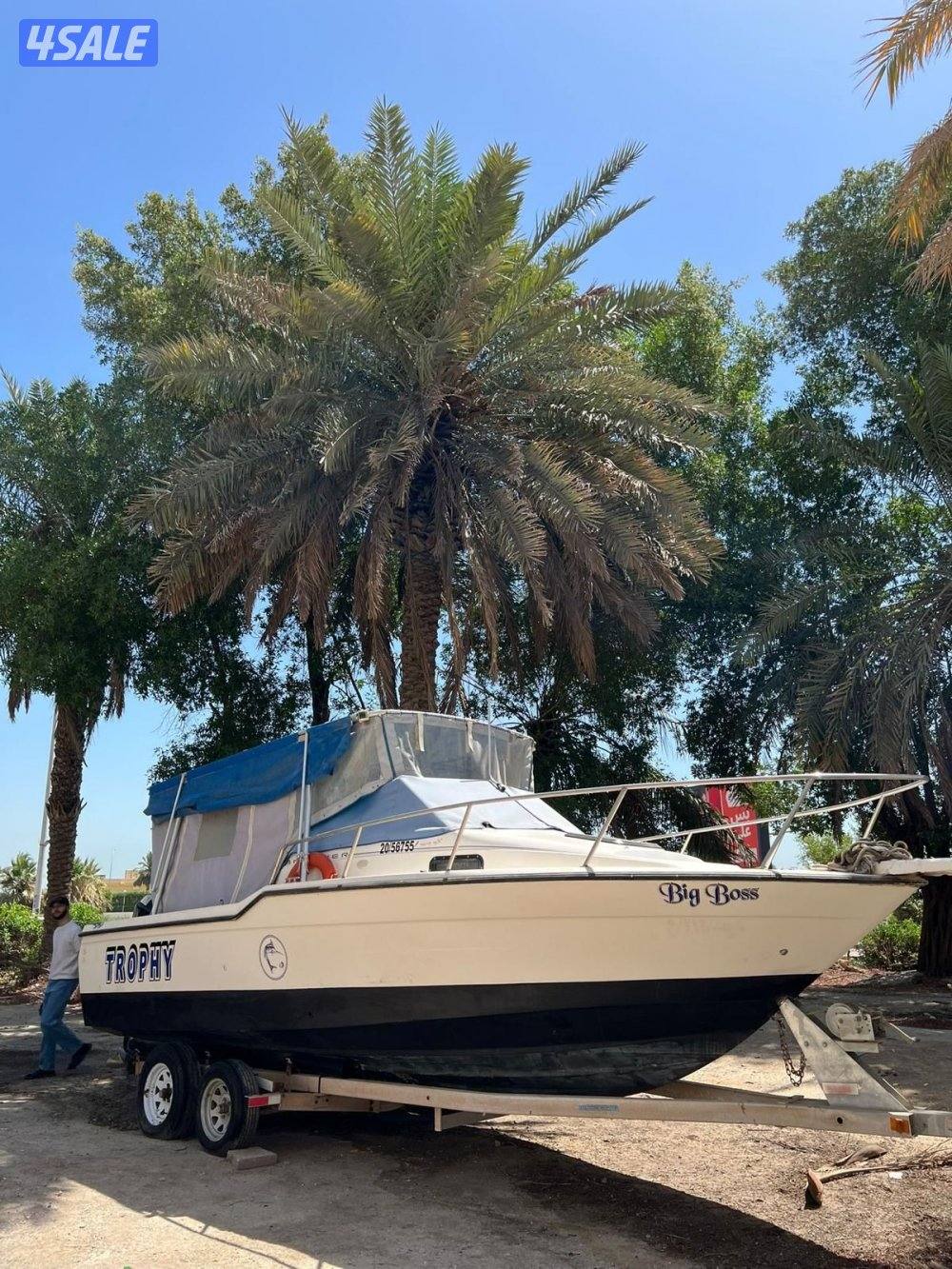 للبيع او للبدل طراد بيلاينر تروفي اصلي ٢٦ قدم0