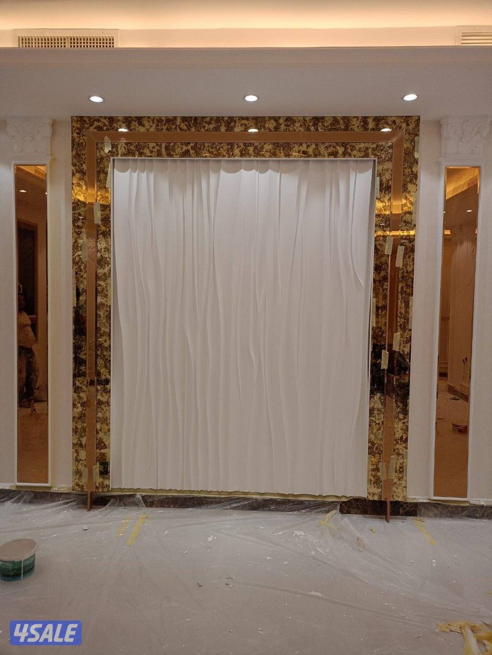 ابو يوسف لتصميم احدث الديكور صالات دوانيات ولدينا جميع انواع الاصباغ ا3