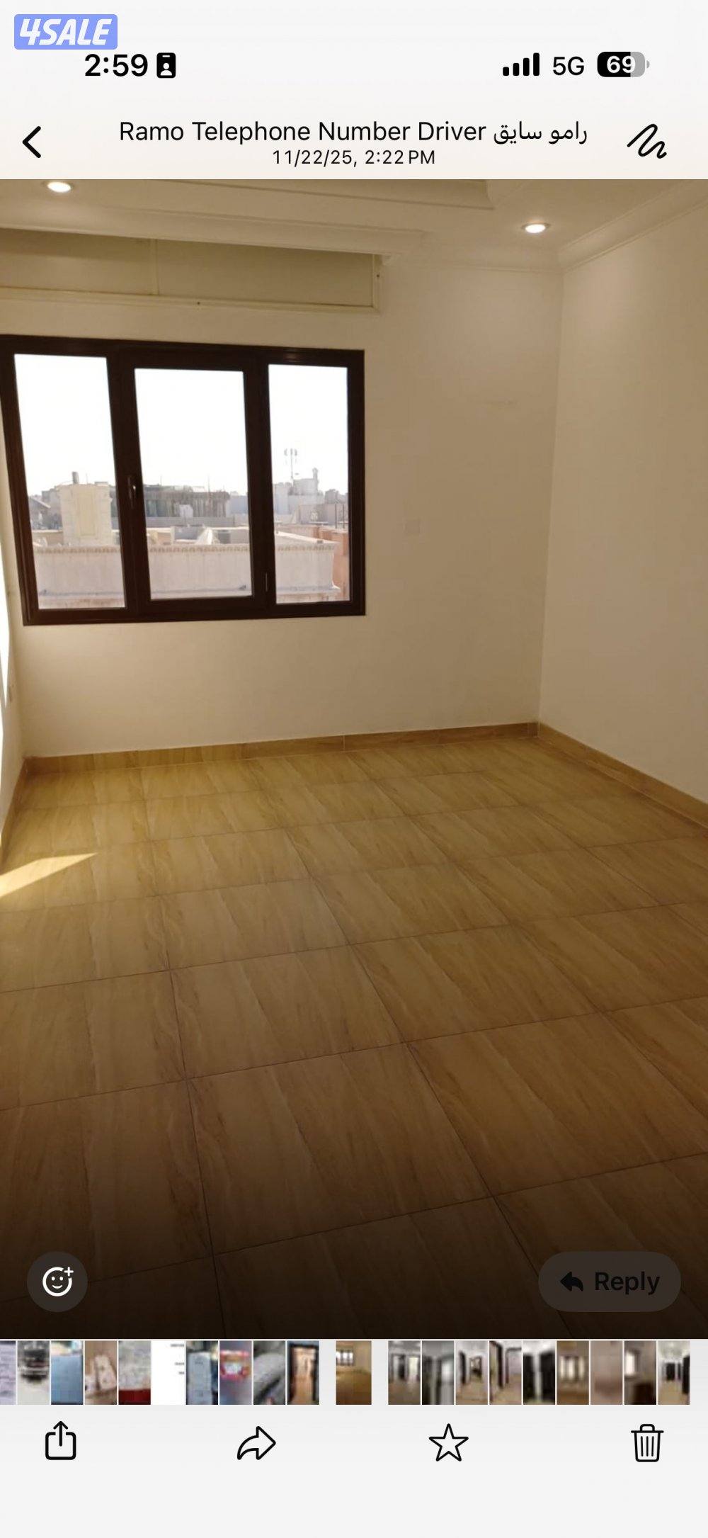 شقة بجانب جامعة الكويت المدينة الجامعية، 3غرف و3 حمام ومطبخ مجهز وغرفة1