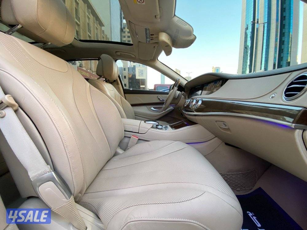 مرسيدس S400 موديل 2015 عداد 103 الف كيلو فقط صبغ الوكاله سيرفس منتظم6