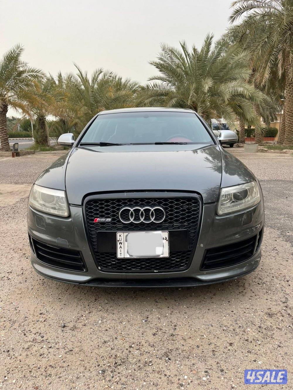 Audi Rs6 10 Cylinder B-Turbo model 2009فحص قير مكينه شاصي صبغ قطعتين0