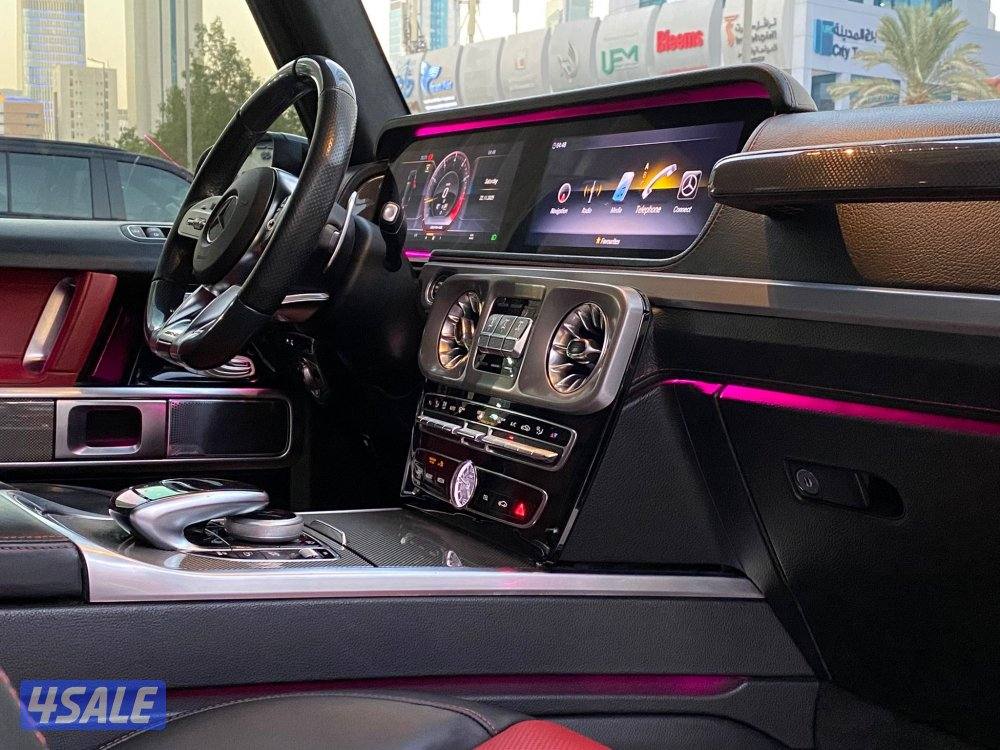 جي كلاس G63 AMG موديل 2019 وارد الملا عداد 194 الف كيلو فقط شرط الفحص4