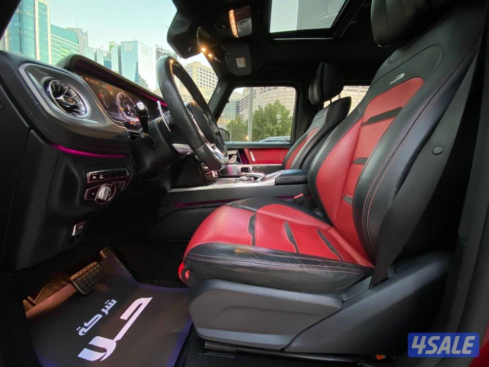 جي كلاس G63 AMG موديل 2019 وارد الملا عداد 194 الف كيلو فقط شرط الفحص5