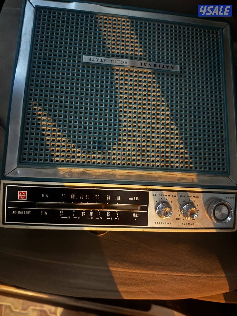 للبيع راديو مدمج وياه اسطوانه ناشيونال ياباني0