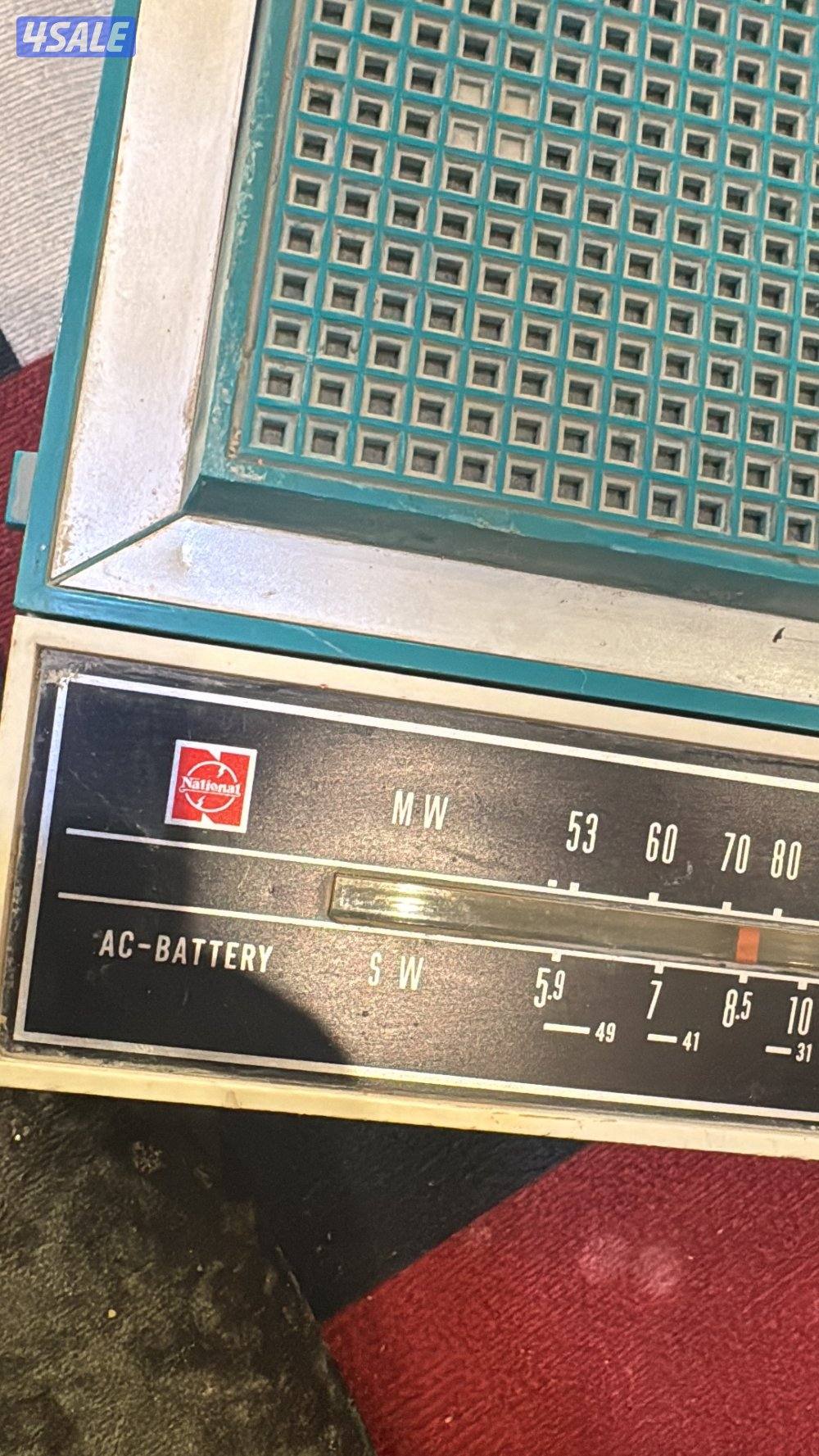 للبيع راديو مدمج وياه اسطوانه ناشيونال ياباني1