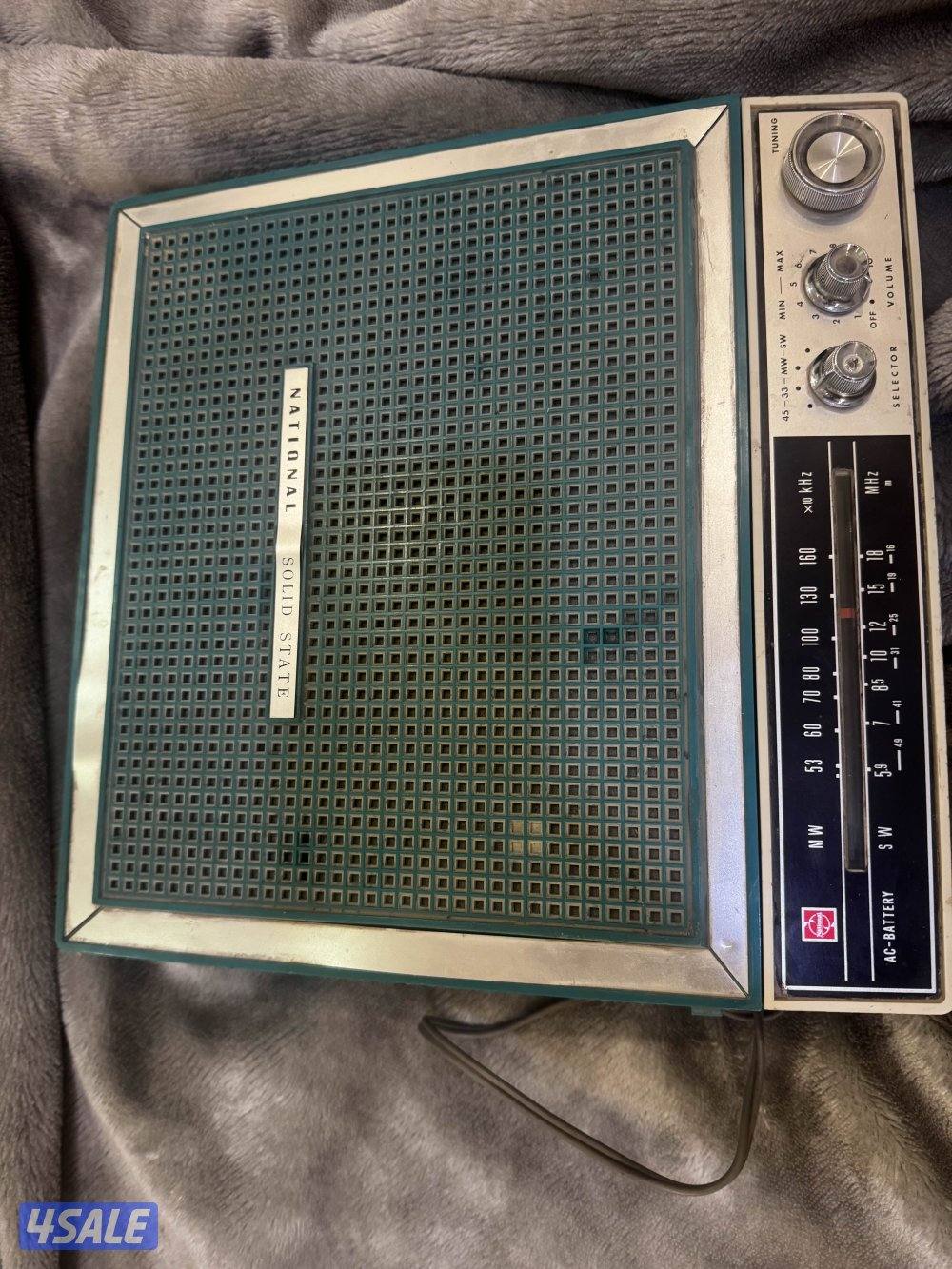 للبيع راديو مدمج وياه اسطوانه ناشيونال ياباني3