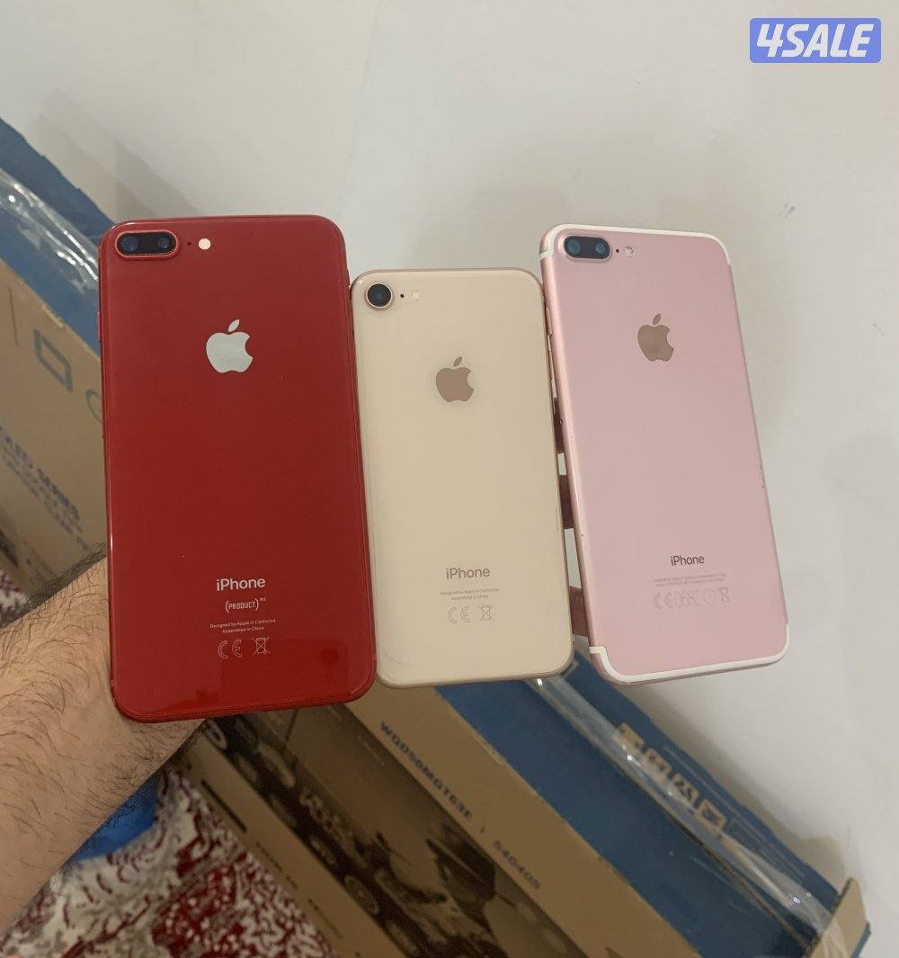 للبيع ايفون 8 و 7 بلس والعادي 256 و 128 جيجا اجهزة ابل اصليه0