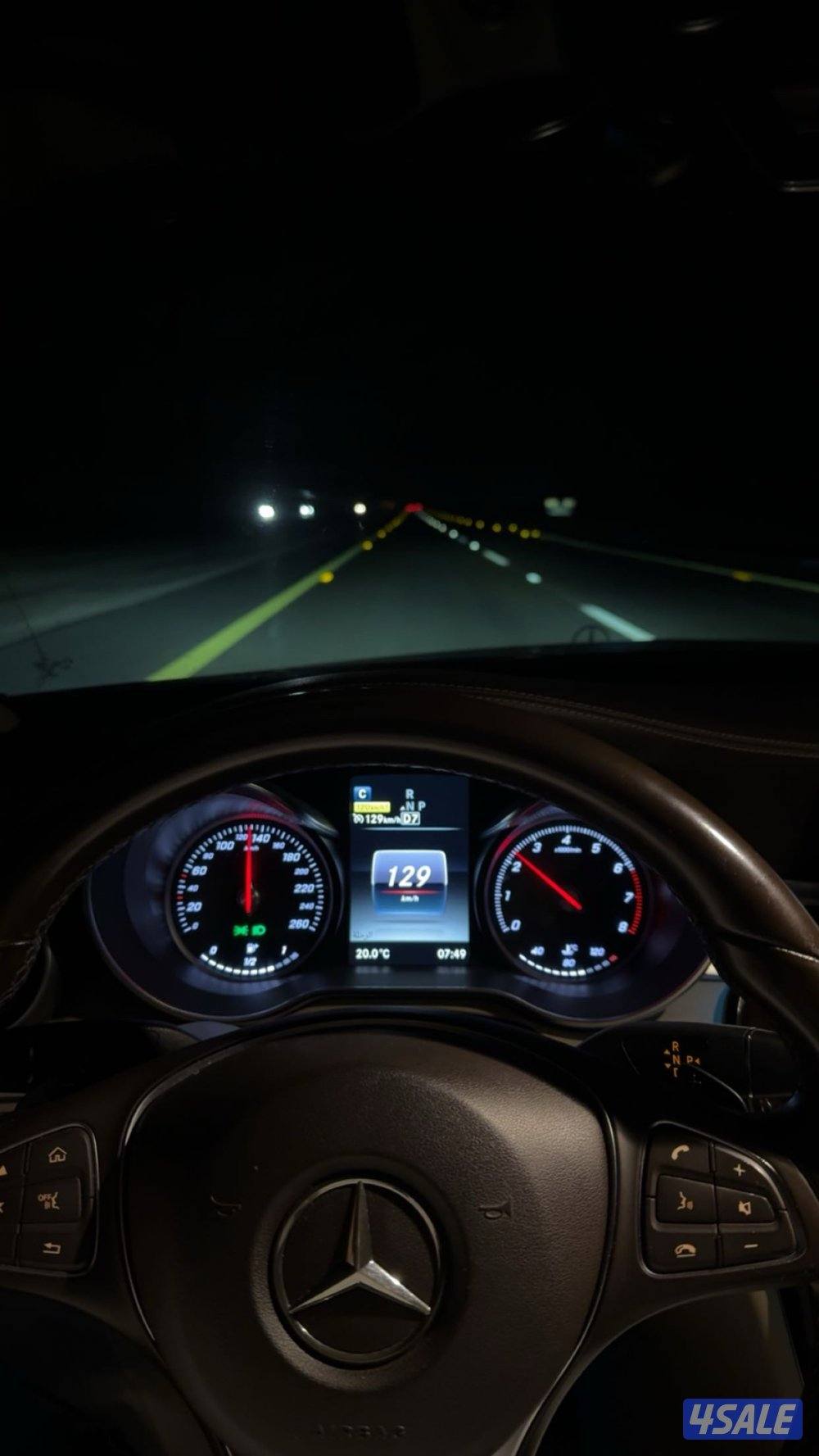 مرسيدس c200/2015 شاصي جيد صبغ وكالة اسود داخليه بيج4