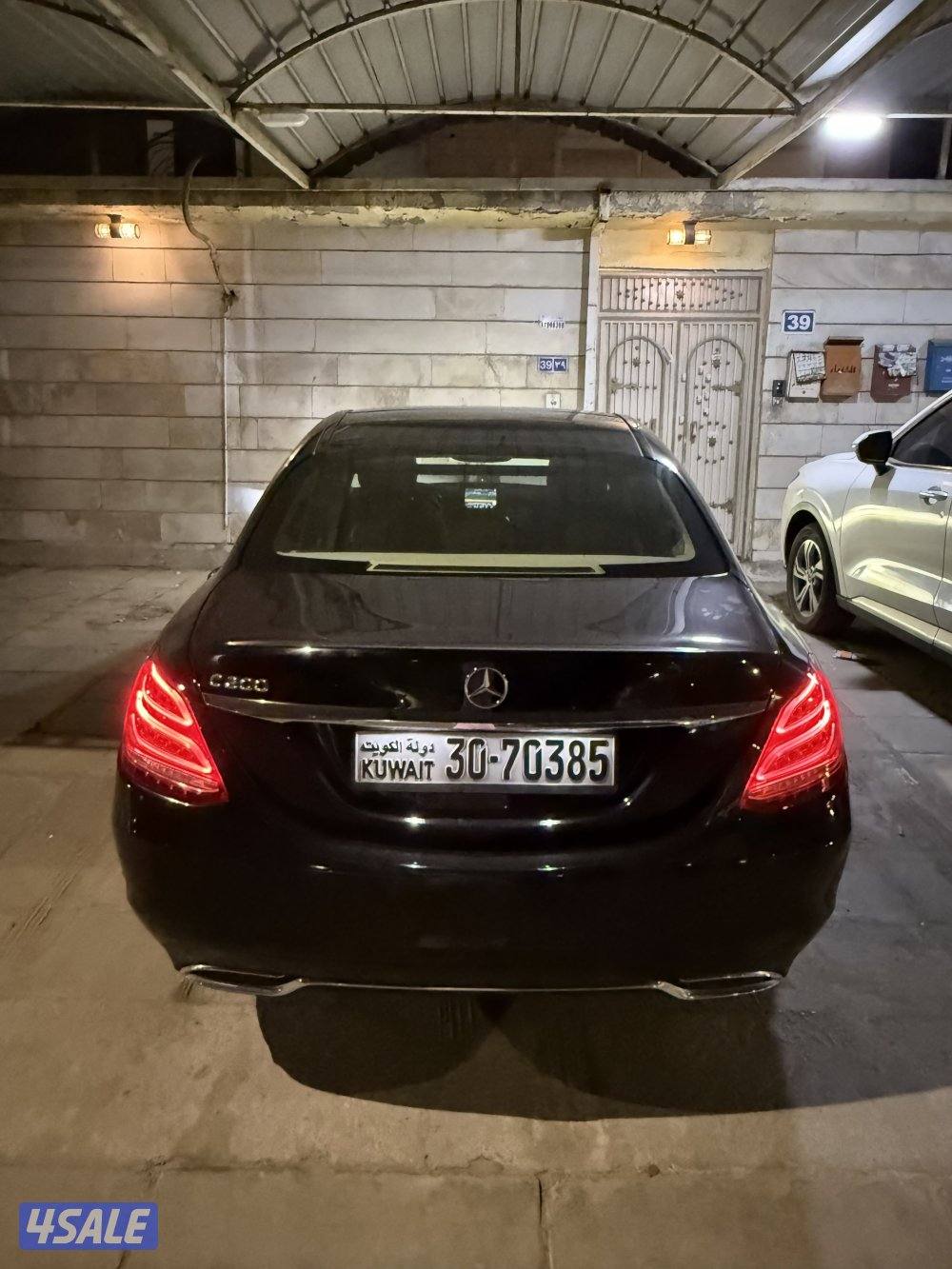 مرسيدس c200/2015 شاصي جيد صبغ وكالة اسود داخليه بيج5