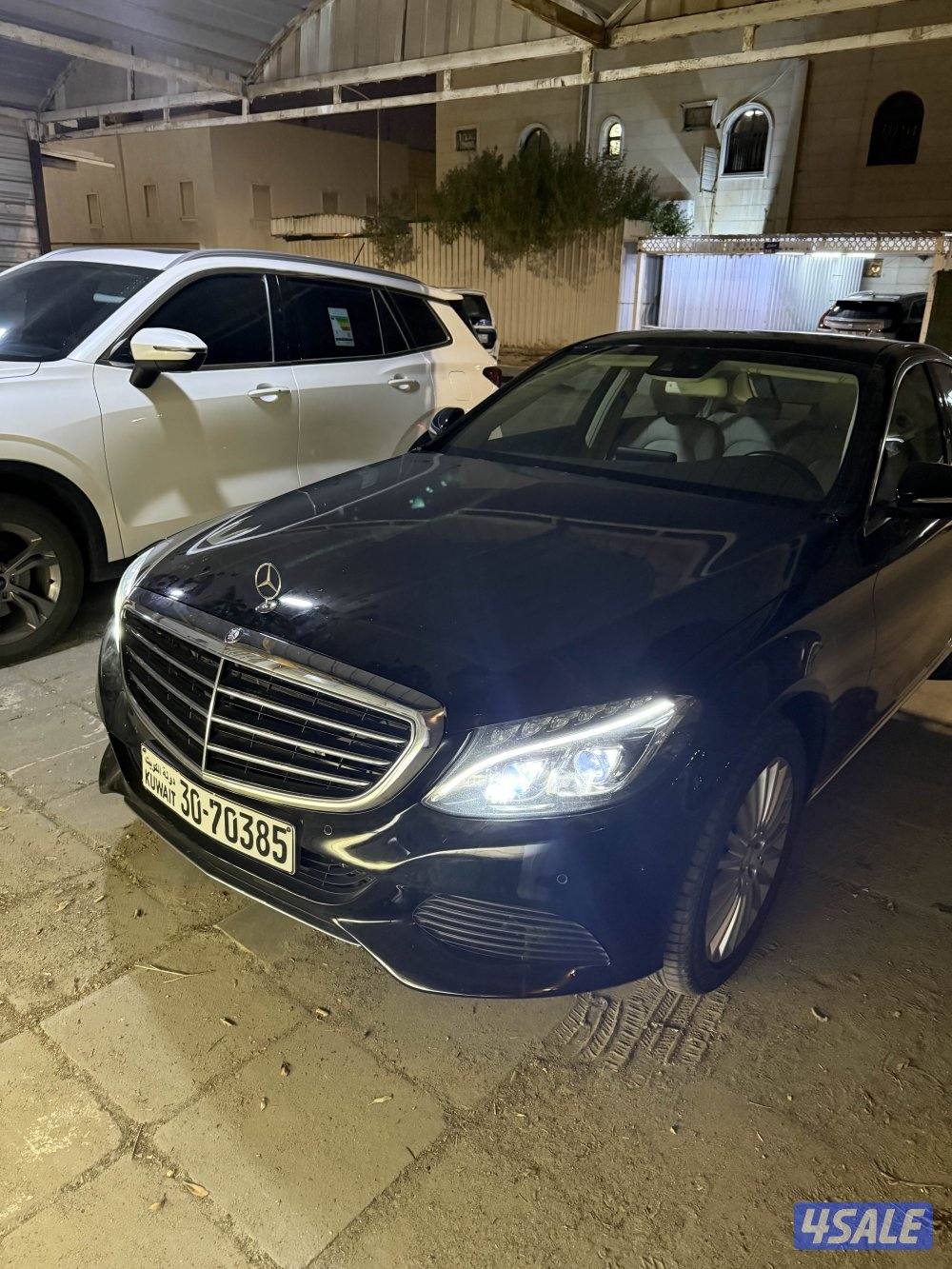 مرسيدس c200/2015 شاصي جيد صبغ وكالة اسود داخليه بيج9