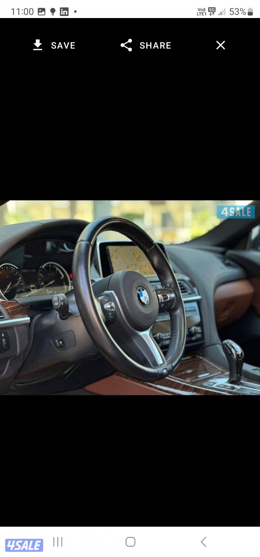BMW 640i M Kit — عداد 85 ألف — حالة وكالة6