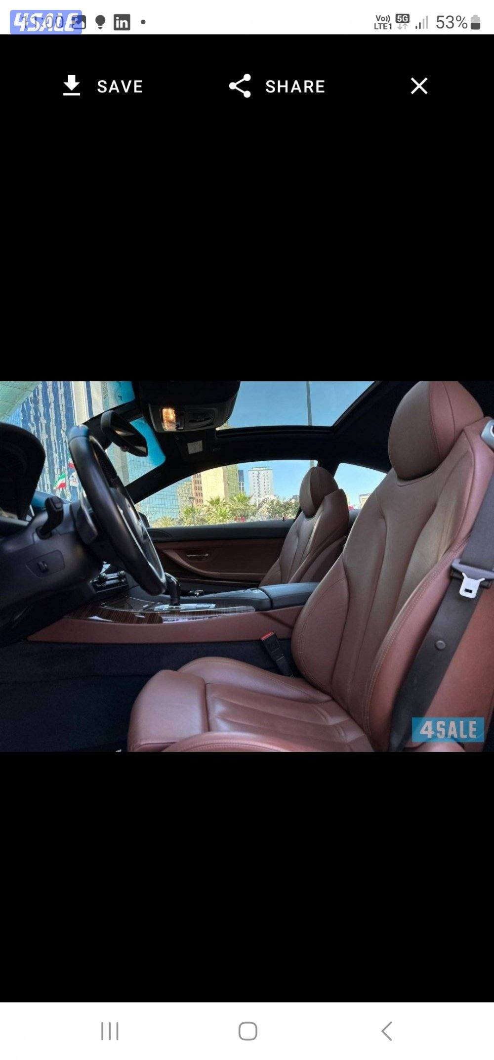 BMW 640i M Kit — عداد 85 ألف — حالة وكالة7