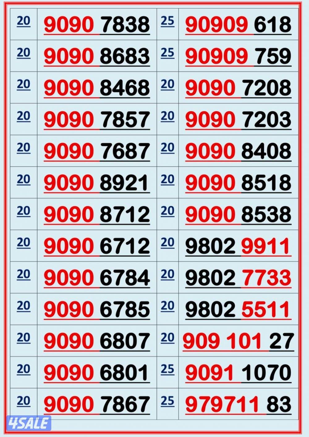 اكسترا للاتصالات ارقام مميزة2