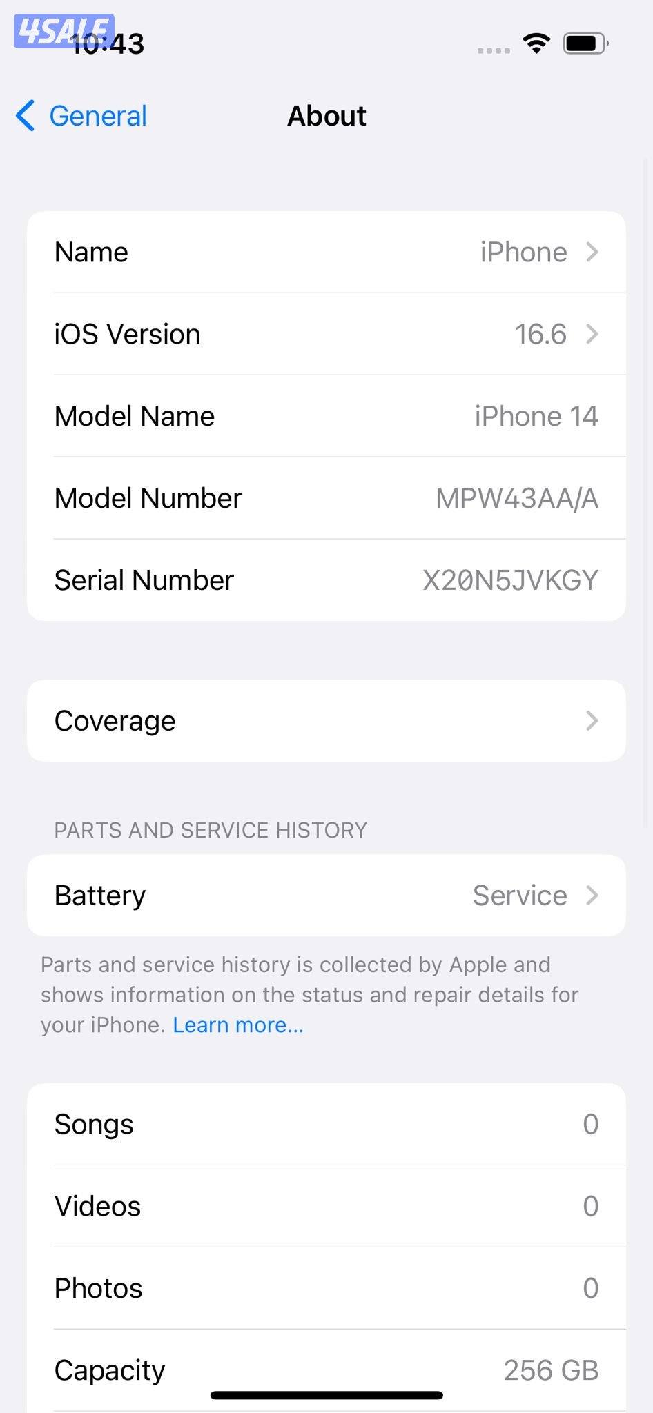 آيفون 14 – 256GB – ستارلايت | iPhone 14 – 256GB – Starlight3