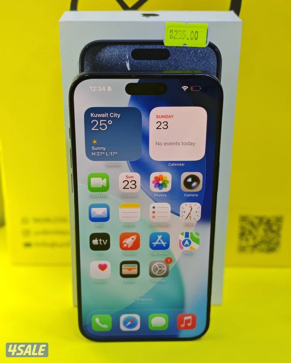 آيفون 15 برو ماكس – 256GB – أزرق تيتانيوم | iPhone 15 Pro Max – 256GB6