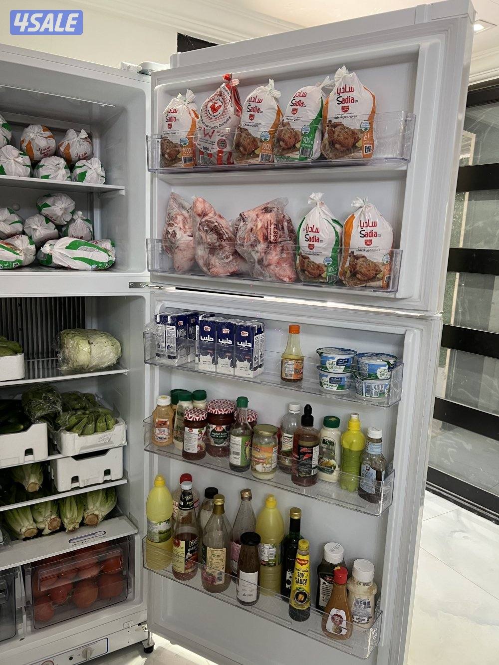 ثلاجات تعمل بالغاز والكهرباء جديده كفاله سنه2