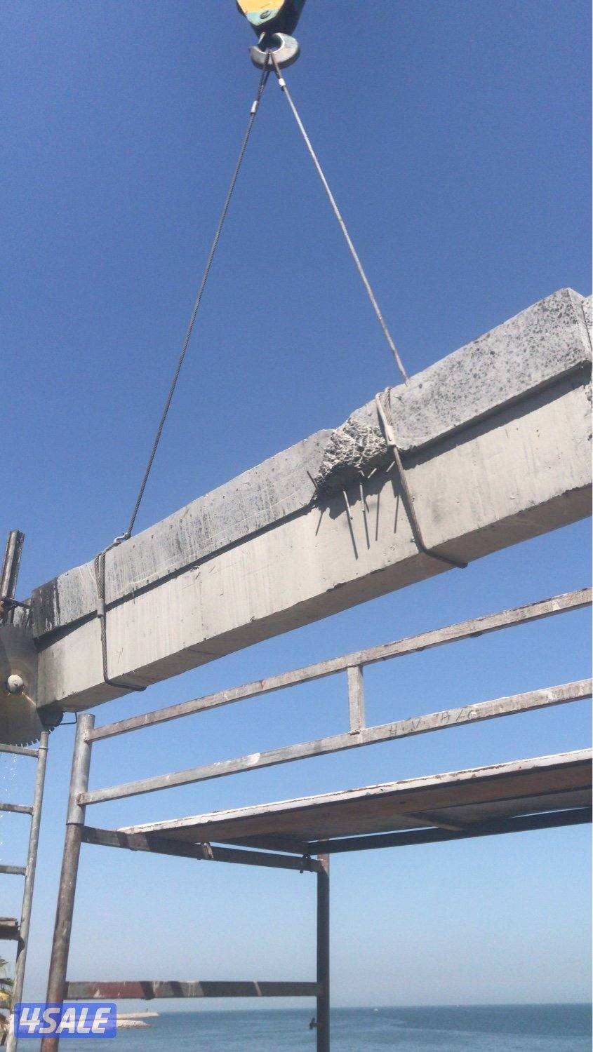 قص الخرسانة  والمسلحه بالليزر وعمل فتحات كوربالليزر3