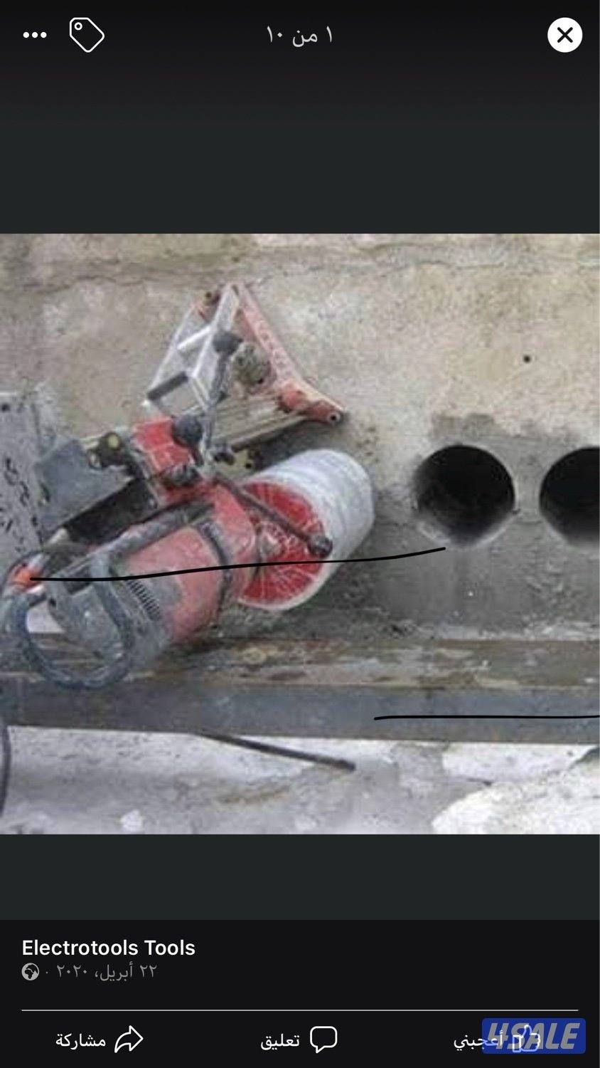 قص الخرسانة  والمسلحه بالليزر وعمل فتحات كوربالليزر4