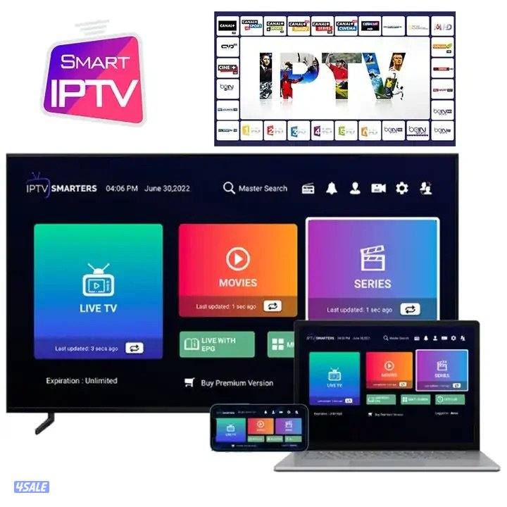 IPTV SMARTERS PRO @ IPTV SMART  @ BOB PLAYER @ IBO PLAYER @اشتراك iptv1