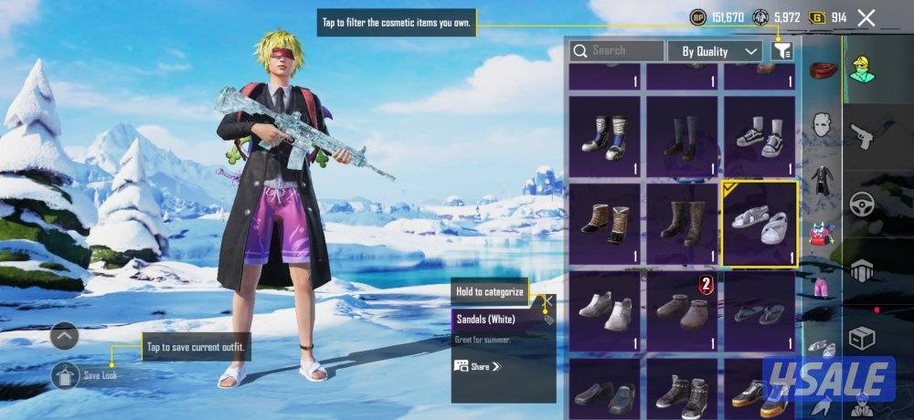 حساب ببجي سلة2