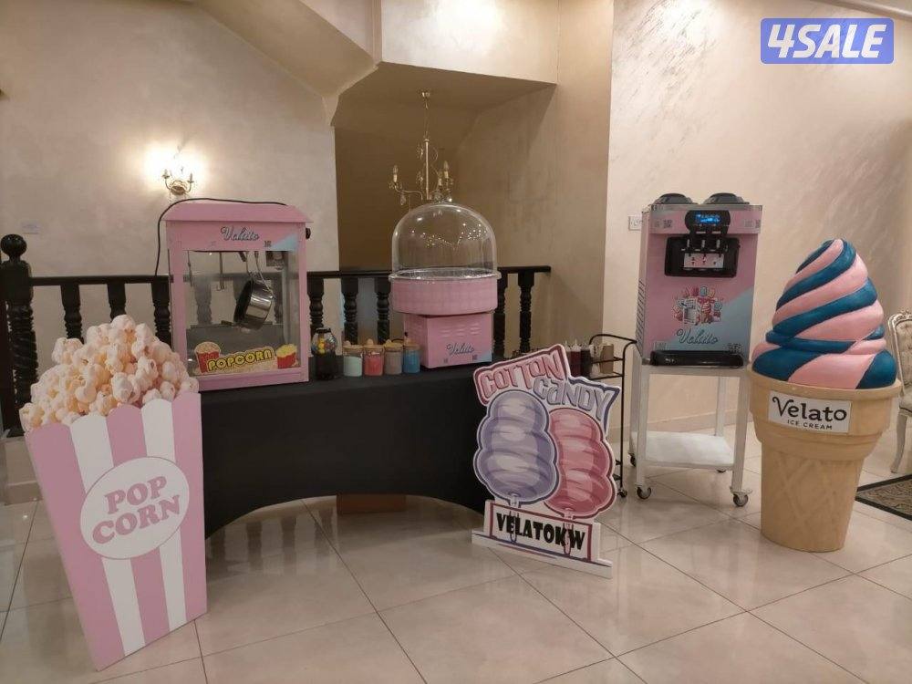 مشروع ايس كريم و شعر بنات و بوب كورن1