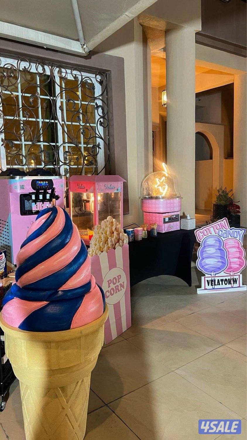 مشروع ايس كريم و شعر بنات و بوب كورن5