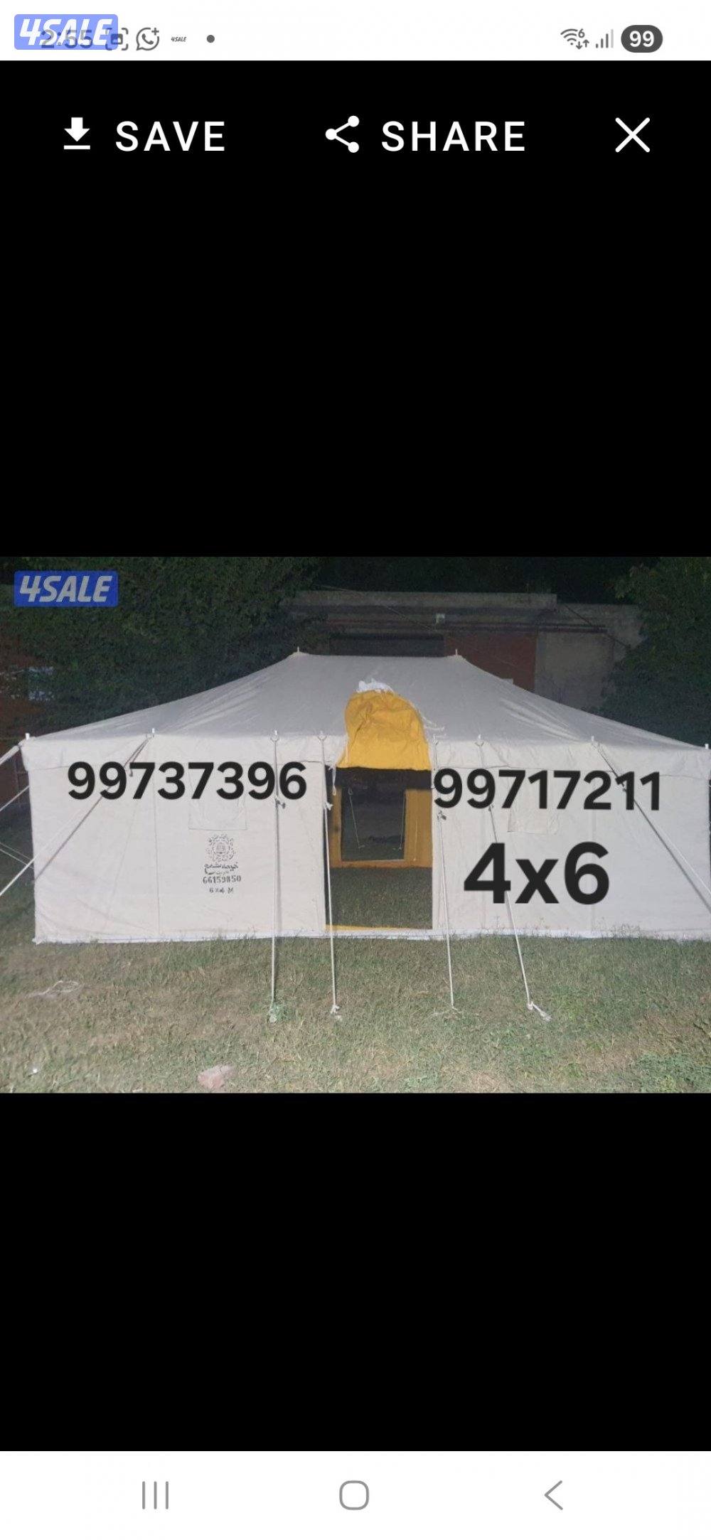 جديدخيام مشمع باكستانى فى خيام حصن الفارس للخيام3