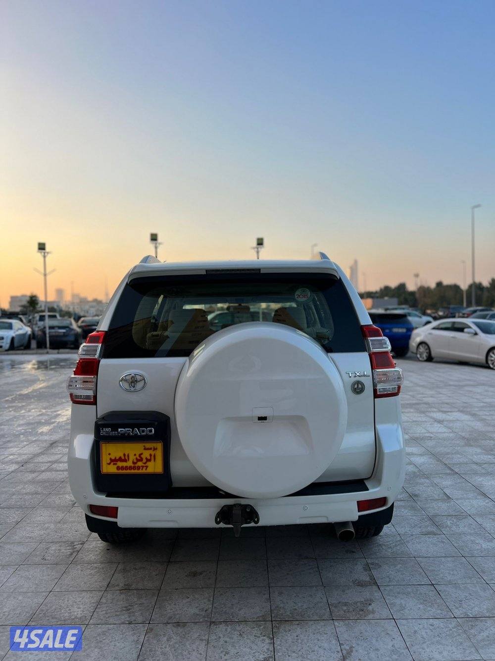 برادو 2015 TX.L ماشي 160 الف بحالة الوكاله كامل المواصفات شرط الفحص6