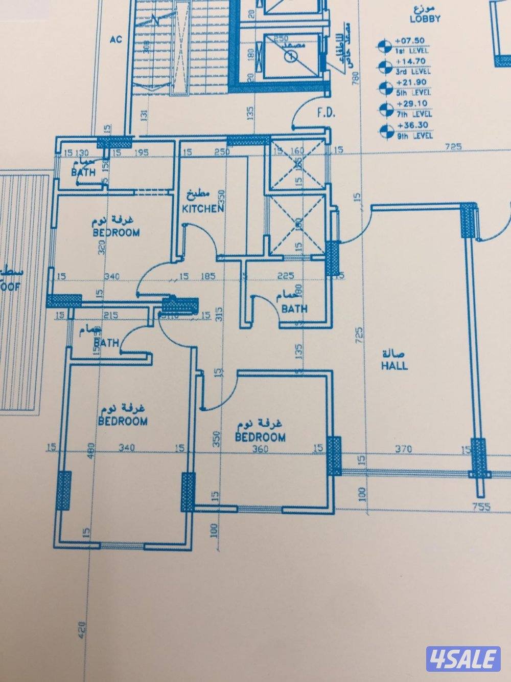 شقه  اجار الدور ٣ برج b0