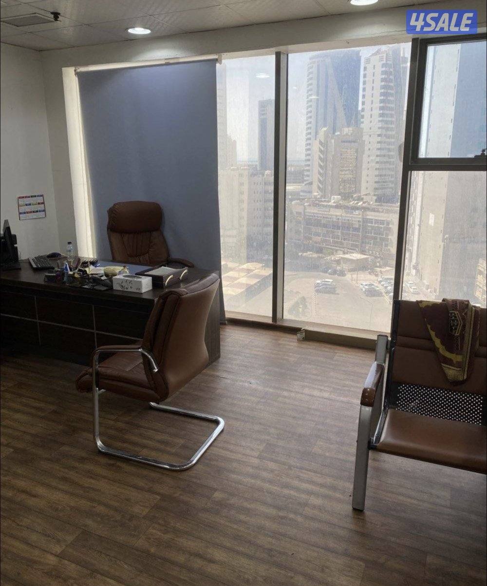 مكاتب للآجار بأسعار منافسة ببرج فخم بالمرقاب وقريب من مجمع الوزارات2