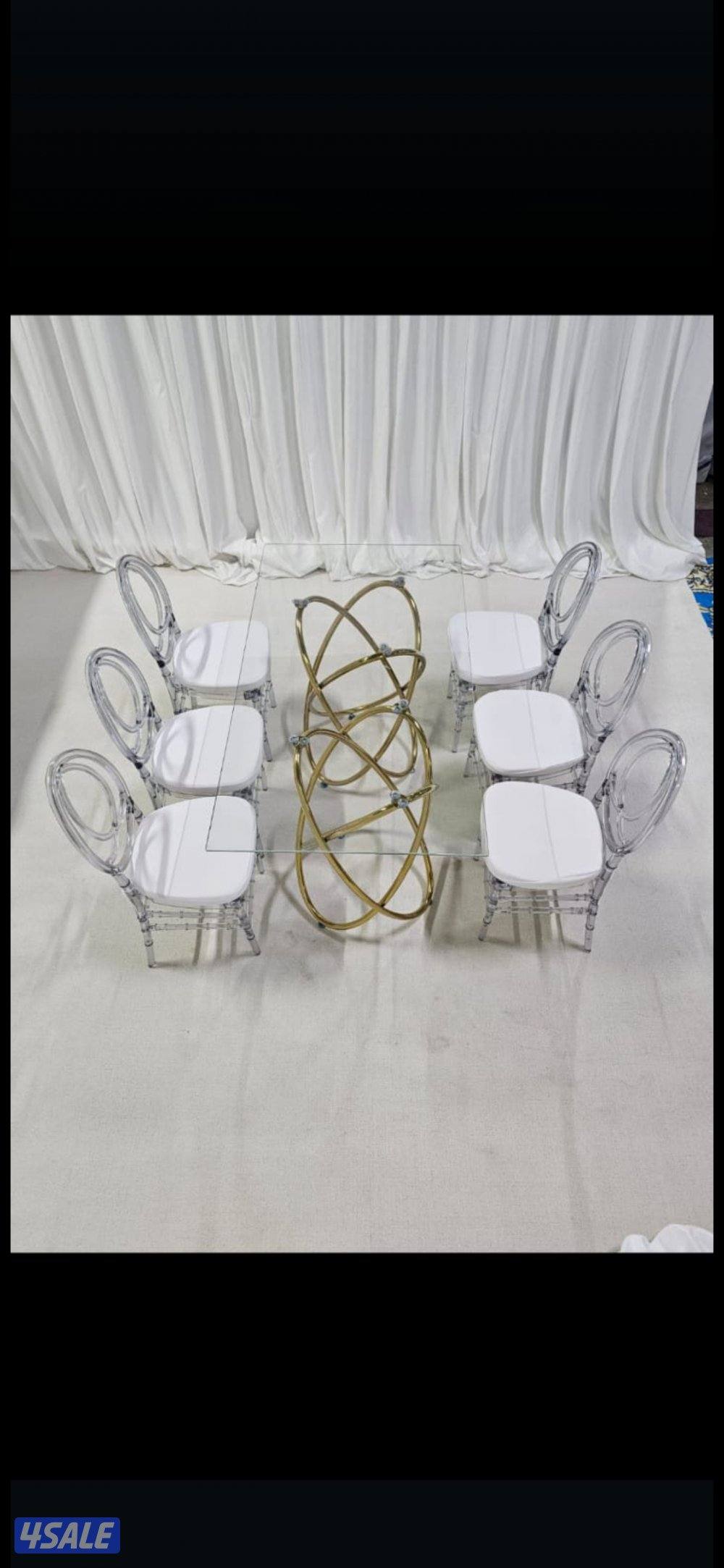 تأجير كراسي وطاولات وزينه منازل وجميع مستلزمات الافراح14