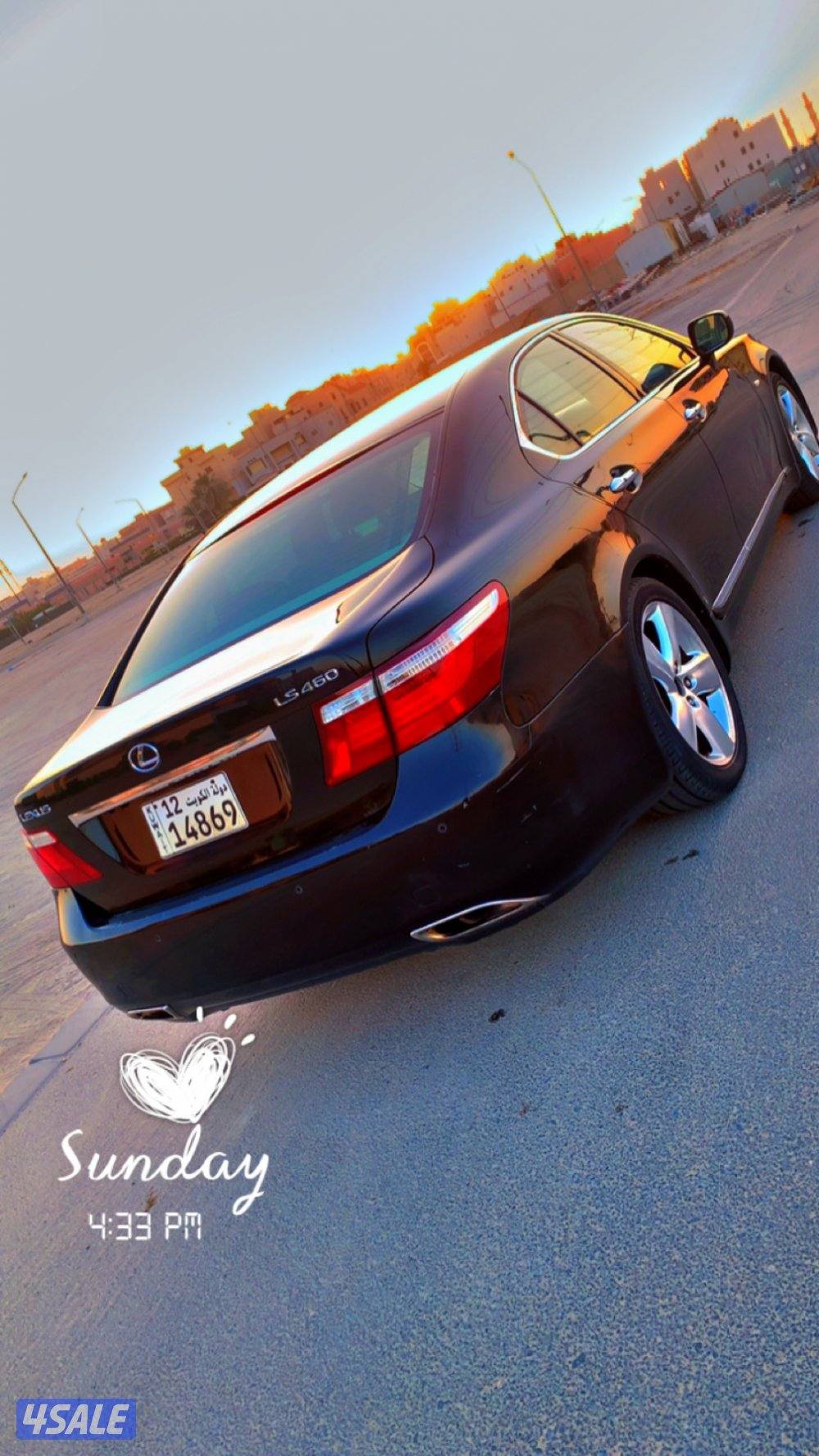 SAL CAR  LEXUS  LS 460  km2367